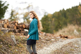 Alpaka Strickjacke Lang