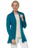 Alpaka Strickjacke Lang